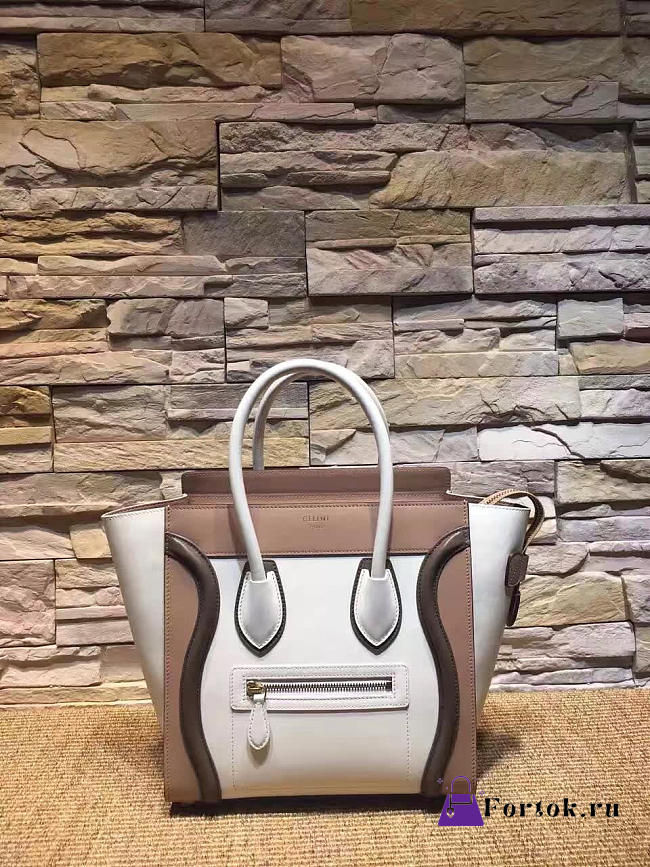 Celine Leather Micro Luggage Z1056 26cm  - 1
