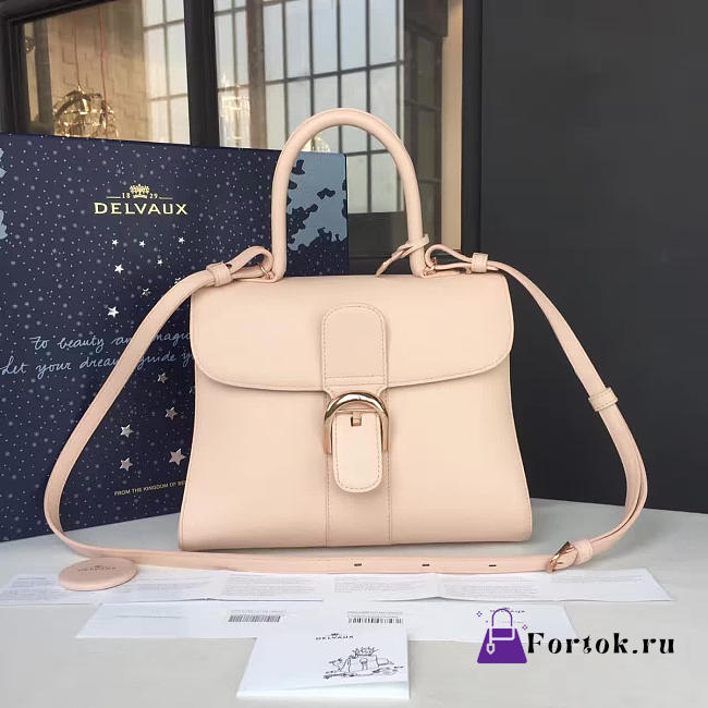 Delvaux Pale Pink Mini Brillant Satchel  - 1