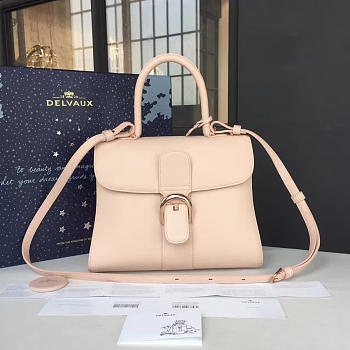 Delvaux Pale Pink Mini Brillant Satchel 