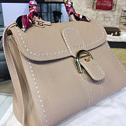 Delvaux MM Brillant Satchel Apricot 1495 28cm  - 3