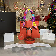 Delvaux Mini Brillant Satchel Orange 1513 20cm - 1