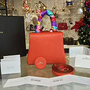 Delvaux Mini Brillant Satchel Orange 1513 20cm - 4