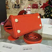 Delvaux Mini Brillant Satchel Orange 1513 20cm - 6