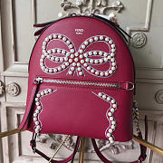 Fendi Backpack Red 1993 25cm - 2