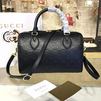 Gucci signature top handle bag 2139 26cm