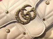 Gucci Marmont Bag White 2642 26cm - 2