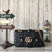 Gucci Marmont Bag Black 2645 26cm - 1