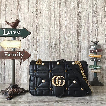 Gucci Marmont Bag Black 2645 26cm