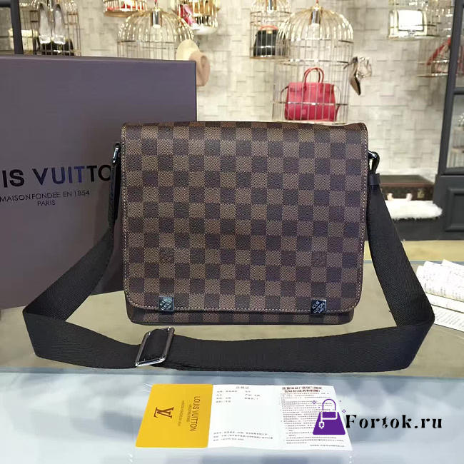 Louis Vuitton DISTRICT MM Damier Ebene 3581 36cm  - 1