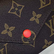 Louis Vuitton VICTORINE Wallet Red 3592 12cm - 4