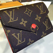 Louis Vuitton VICTORINE Wallet Red 3592 12cm - 5