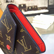 Louis Vuitton VICTORINE Wallet Red 3592 12cm - 6