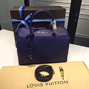 LOUIS VUITTON SPEEDY Blue 3804 30cm - 1