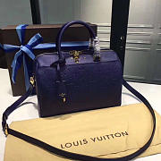 LOUIS VUITTON SPEEDY Blue 3804 30cm - 5