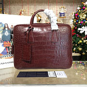 Prada Leather Briefcase 4206 - 6