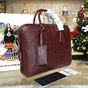 Prada Leather Briefcase 4206 - 5