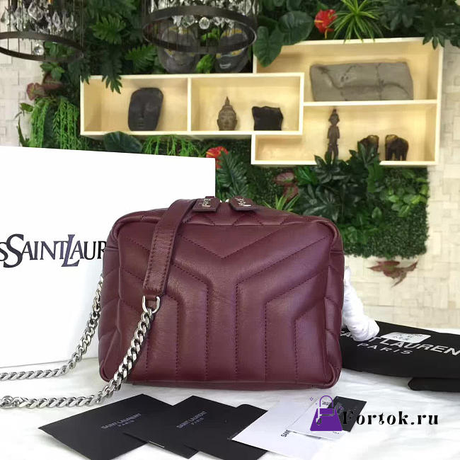 YSL CLASSIC TOY MONOGRAM BOWLING BAG 4709 21cm  - 1