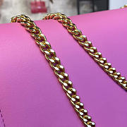 YSL MONOGRAM KATE GRAIN DE POUDRE EMBOSSED Pink 4761 24cm  - 2