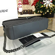 YSL MONOGRAM COLLEGE Gray4781 32cm  - 3