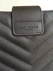 YSL Classic Shopper Grained Calfskin Black 4821 35cm  - 3