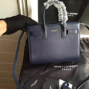 YSL Classic Sac-De-Jour Nano Dark Blue 4891 22cm  - 5
