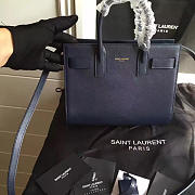 YSL Classic Sac-De-Jour Nano Dark Blue 4891 22cm  - 3