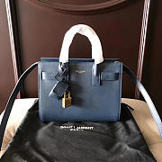 YSL Classic Sac-De-Jour Nano Yale Blue 4899 22cm  - 6