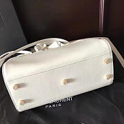 YSL Sac-De-Jour in Grained Leather White 4901 26cm  - 3