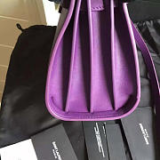 YSL Classic Sac-De-Jour Nano Purple 4905 22cm  - 2