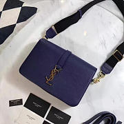 YSL CLASSIC LARGE UNIVERSITÉ BAG Dark Blue 4943 25cm  - 5