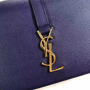 YSL CLASSIC LARGE UNIVERSITÉ BAG Dark Blue 4943 25cm  - 4