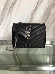YSL Small LOULOU Black 25cm 25cm  - 5
