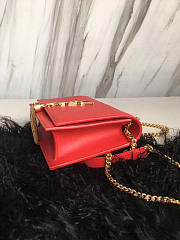 YSL MONOGRAM KATE Tassel Smooth Leather Red 4998 19cm  - 3