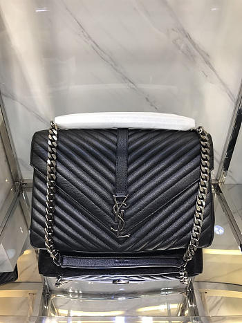 YSL MONOGRAM College Large Black 5097 32cm