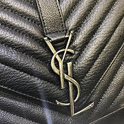 YSL MONOGRAM College Large Black 5097 32cm - 2