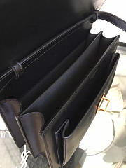 YSL Saint Laurent Medium High School Satchel Bag Black 5114 22cm - 6