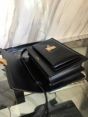 YSL Saint Laurent Medium High School Satchel Bag Black 5114 22cm - 5