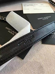YSL ENVELOP Satchel mm Black 5127 24cm - 2