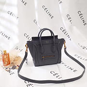 Celine Nano Luggage  Leather Shoulder Bag Z1001 20cm - 1