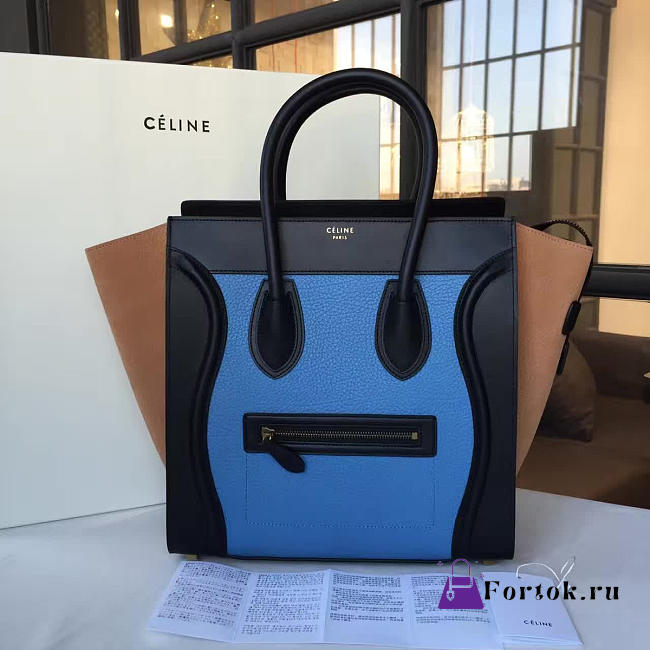 Celine Leather Mini Luggage Z1039 30cm - 1
