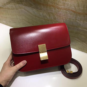 Celine Classis Leather Box Z1130 24cm 