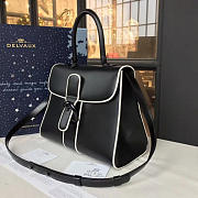 Delvaux MM Brillant Satchel Smooth Leather Black 1466 28cm  - 5