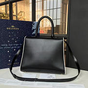 Delvaux MM Brillant Satchel Smooth Leather Black 1466 28cm  - 4