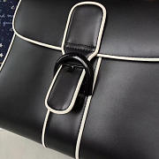 Delvaux MM Brillant Satchel Smooth Leather Black 1466 28cm  - 3