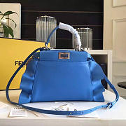 Fendi Peekaboo Mini Blue 2021 23cm - 1