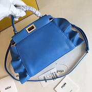 Fendi Peekaboo Mini Blue 2021 23cm - 6