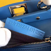 Fendi Peekaboo Mini Blue 2021 23cm - 2