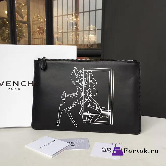 Givenchy Bambi Print Clutch - 1