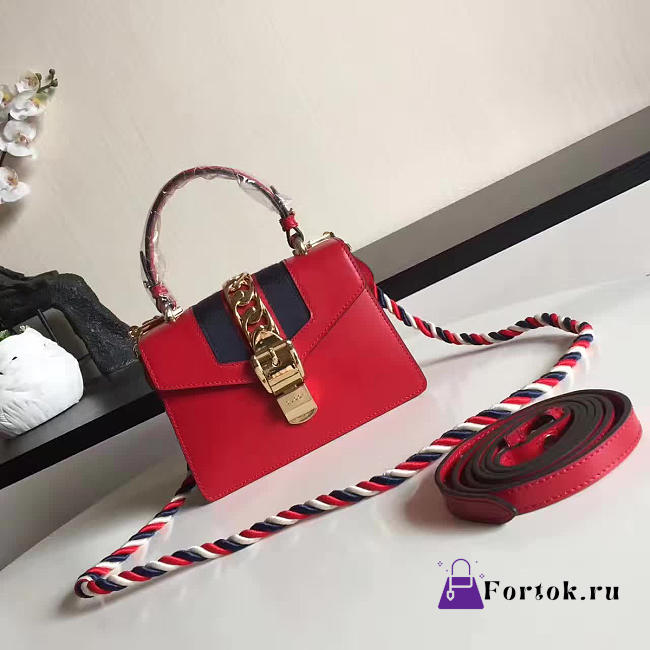 Gucci Sylvie Leather Bag Z2350 - 1