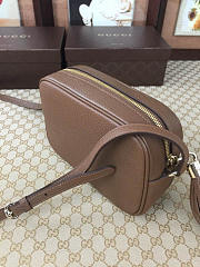 Gucci Soho Small Disco Leather Bag Brown 21cm - 5